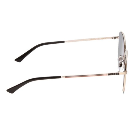 GUCCI GG0837SK-001 Unisex Classic Designer Sunglasses in Silver/Grey Smoke 57 mm - Picture 3 of 4